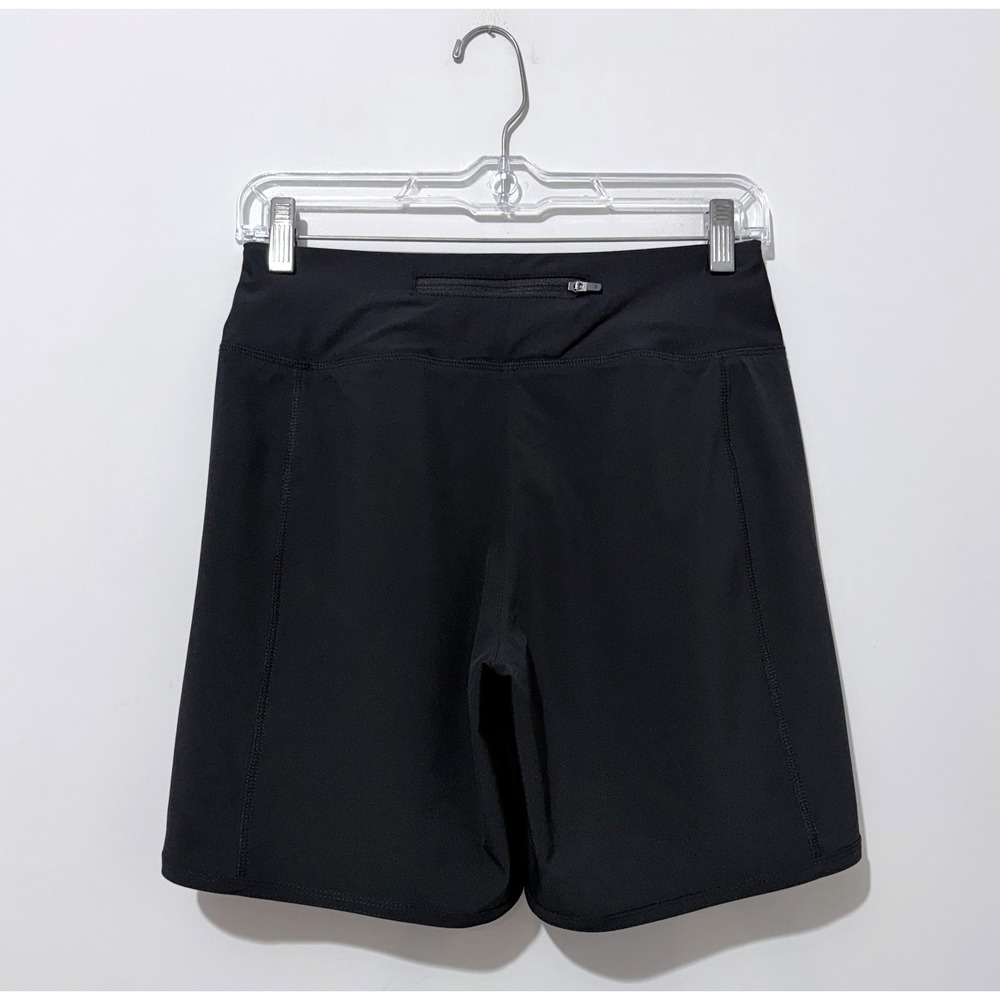 Title Nine Anti-Run-7" Womens Shorts XS Black Pockets Elastic Waist Drawstring - Picture 3 of 13